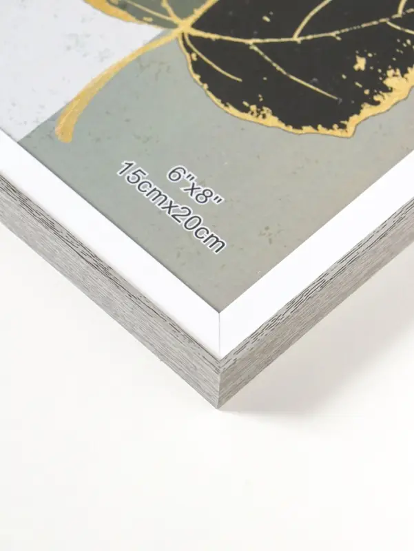 Фоторамка пластик 15х20 см "Современная классика" серый и белый 20,8х15,8х1,5 см