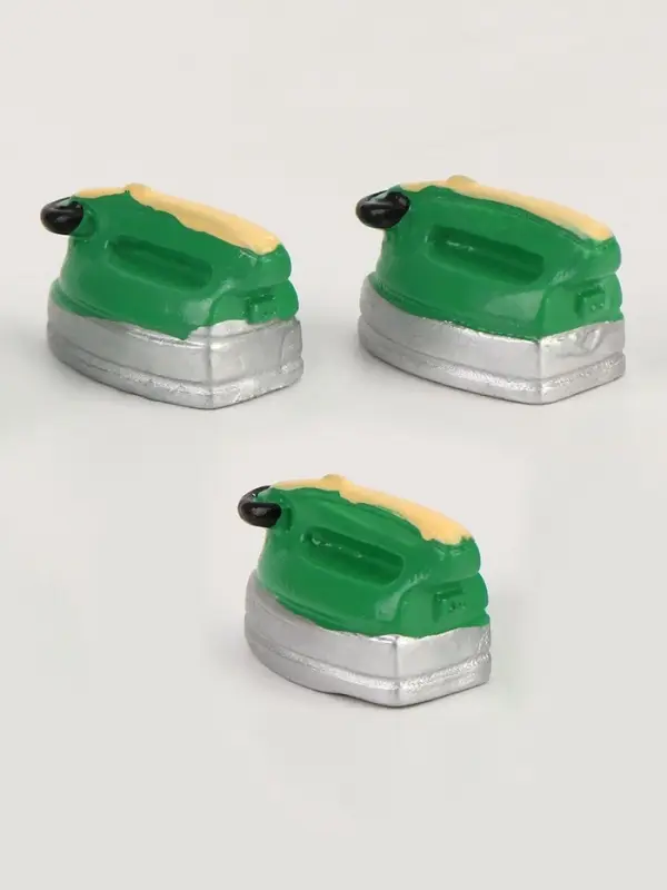 Миниатюра кукольная &laquo;Утюг&raquo;, набор 3 шт., размер 1 шт. &mdash; 1&times;2&times;1.2 см