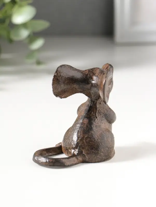 Сувенир чугун "Маленькая мышка" 7х5х6,5 см