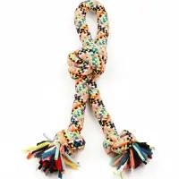 Игрушка для больших собак, канатная "Двойной узел",до 50 см, до 450 гр