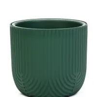 Кашпо со вставкой 7,8 л d28 см h25,5 см РАМОНА нефритовый,