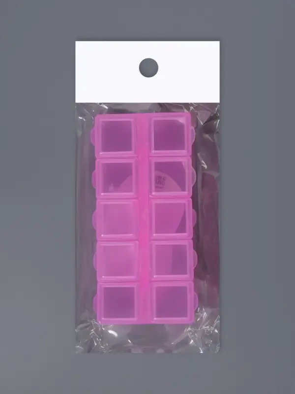 Органайзер для хранения мелочей, 10 ячеек, 8.8×4.5×2.1 см, МИКС Органайзер для хранения мелочей, 10 ячеек, 8.8×4.5×2.1 см, МИКС