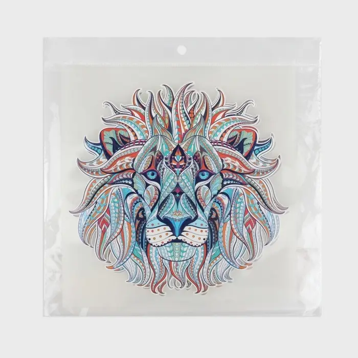 Термонаклейка «Лев», 18.5×18.5 см