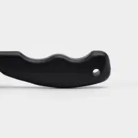 Совок для сыпучих продуктов Alum black, 370 мл, 21.5 см, алюминий, чёрный