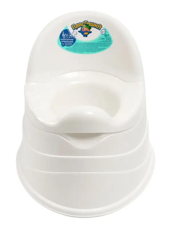 Горшок детский музыкальный, цвет Белый