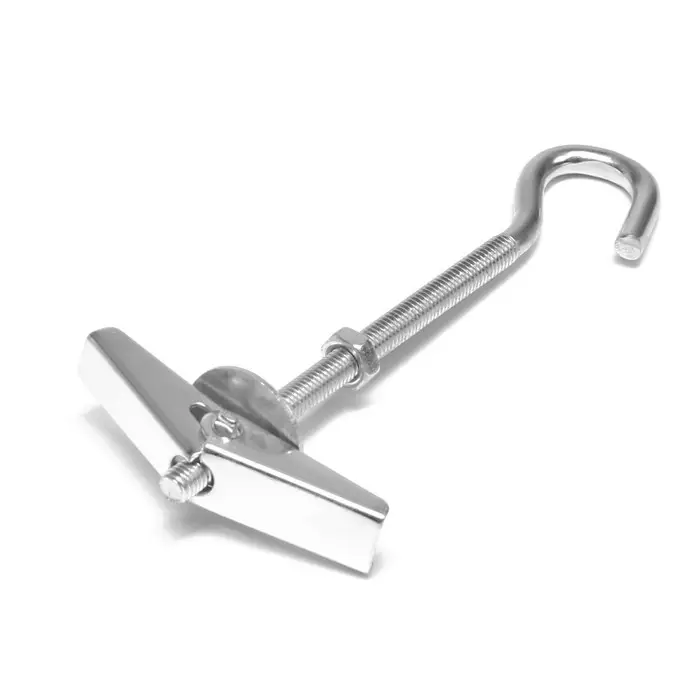 Анкер ТУНДРА, потолочный, пружинный, с крюком, оцинкованный, М5х75 мм