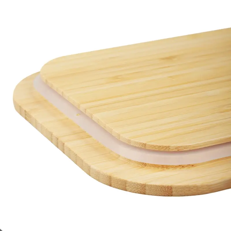 VETTA Контейнер для продуктов 1000мл, крышка бамбук, жаропрочное стекло