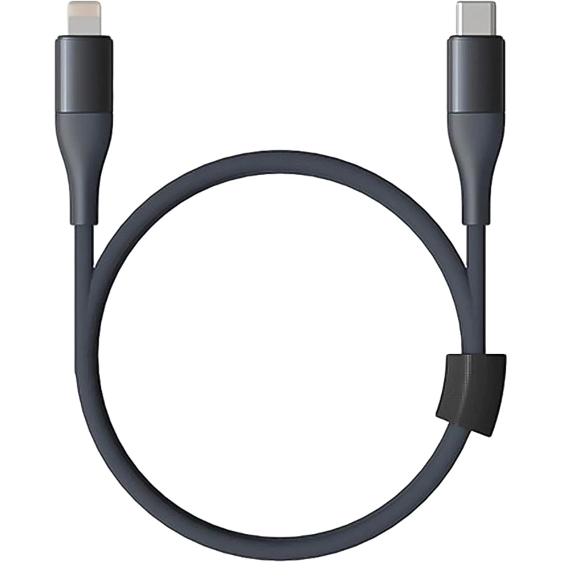 Кабель Type-C - Lightning, 1 м, Xiaomi SOLOVE, т/сер, DW5