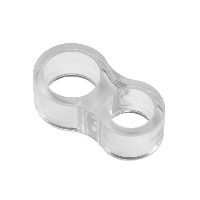 Дверной ограничитель на ручку ТУНДРА, PVC, с дополнительным кольцом