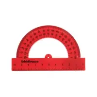 Транспортир 180&deg;, 10 см, ErichKrause Reef, МИКС