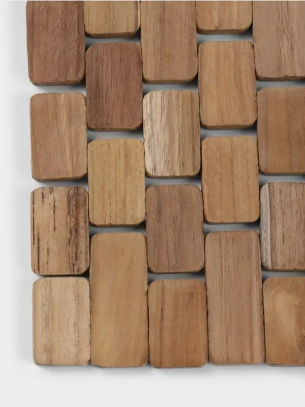 Коврик из тикового дерева, 30&times;20&times;0.7 см