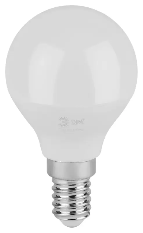 Лампа светодиодная LED 10 Вт 1000Лм 6500К шар холодный E14 220-240В LED P45-10W-865-E14 Green Line