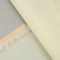 Пленка для цветов, "Полоса с окном", кремовая, 57х57&plusmn;2 см