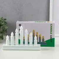 Светодиодная свеча LED RISALUX «Семь свечей» 3хAAA белый 23,7х5х15 см