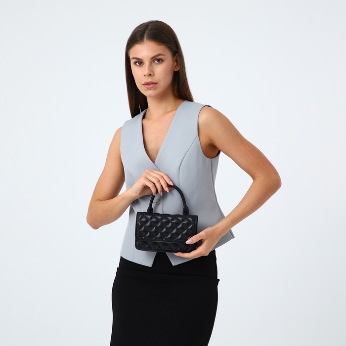 Сумка-мессенджер на магнитах, цвет чёрный Сумка-мессенджер на магнитах, цвет чёрный