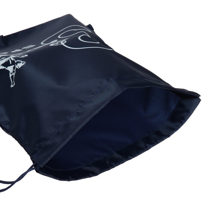 Мешок для обуви 420 х 340 мм, Calligrata SPORT 3, (мягкий полиэстер, плотность 210D), тёмно - синий МИКС Мешок для обуви 420 х 340 мм, Calligrata SPORT 3, (мягкий полиэстер, плотность 210D), тёмно - синий МИКС