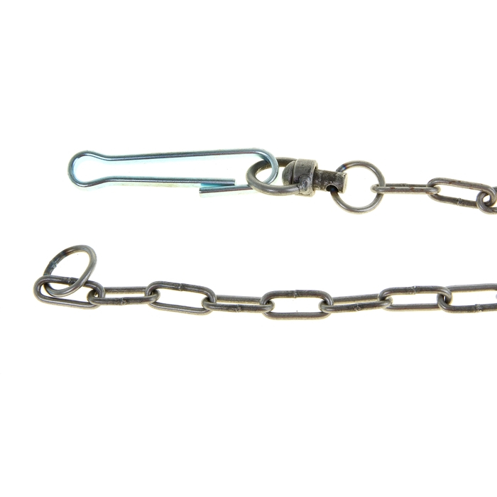 Цепь для привязи собак, 3 м, калибр 3,5 х 26 мм, черная Цепь для привязи собак, 3 м, калибр 3,5 х 26 мм, черная