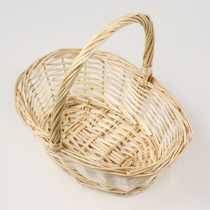 Набор корзин плетёных, ива, 3 шт., натуральный цвет, светлые Набор корзин плетёных, ива, 3 шт., натуральный цвет, светлые