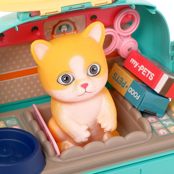 Игровой набор «Ветеринар» в рюкзаке, питомец МИКС Игровой набор «Ветеринар» в рюкзаке, питомец МИКС