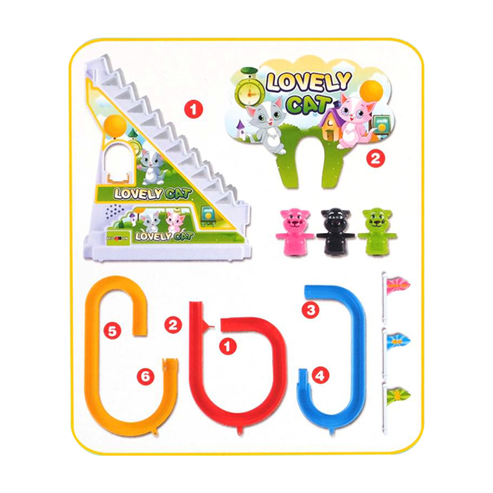 Развивающая игрушка «Котята на лесенке» Развивающая игрушка «Котята на лесенке»