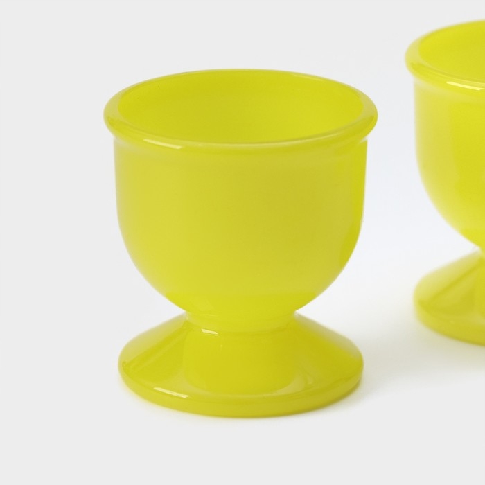 Набор подставок для яиц, 4 шт, 4,5×5 см, цвет МИКС Набор подставок для яиц, 4 шт, 4,5×5 см, цвет МИКС