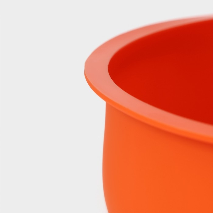 Форма для выпечки Доляна &laquo;Круг&raquo;, силикон, 28&times;5,5 см, внутренний d=26 см, цвет оранжевый