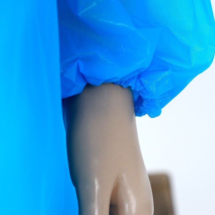 Дождевик детский однотонный синий, рост 120-160 см Дождевик детский однотонный синий, рост 120-160 см