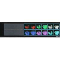 Подсветка салона 9 LED-5050, 14 см, пульт, светомузыка, мультисвет RGB, 4 шт