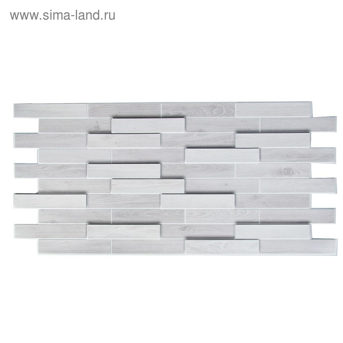 Панель ПВХ Паркет Дуб беленый 980*480 Панель ПВХ Паркет Дуб беленый 980*480