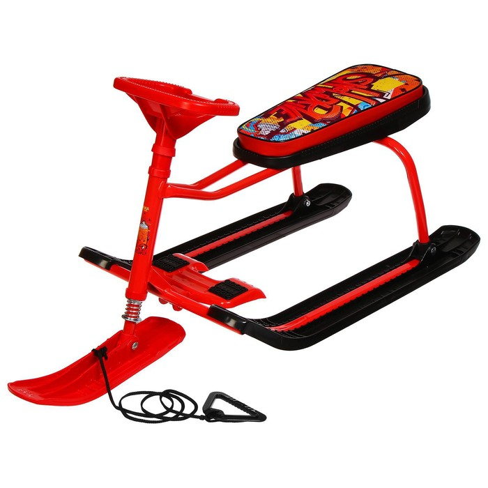 Снегокат «Тимка спорт 1+ Граффити красный», ТС1+/GR, цвет красный/чёрный Снегокат «Тимка спорт 1+ Граффити красный», ТС1+/GR, цвет красный/чёрный