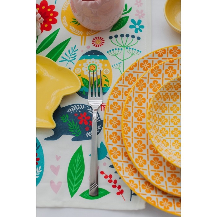 Вилка столовая «Аппетит», длина 20 см, толщина 2 мм, цвет серебряный Вилка столовая «Аппетит», длина 20 см, толщина 2 мм, цвет серебряный