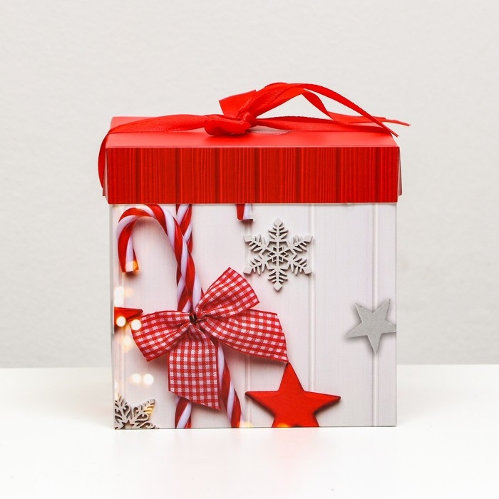 Новый год. Коробка Самосборная «Новый год леденцы» 15 х 15 х 15 см Новый год. Коробка Самосборная «Новый год леденцы» 15 х 15 х 15 см