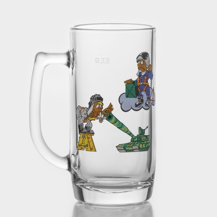 Набор пивных кружек «Приколисты», 330 мл, в подарочной упаковке, 2 шт, рисунок МИКС Набор пивных кружек «Приколисты», 330 мл, в подарочной упаковке, 2 шт, рисунок МИКС