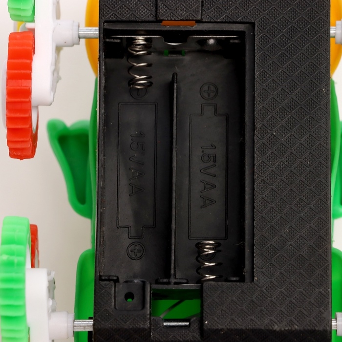 Машинка-перевёртыш «Лягушка», работает от батареек, цвет зеленый