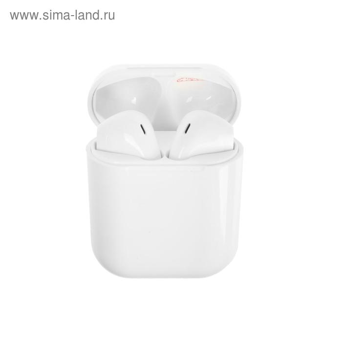 Наушники беспроводные Luazon i12, TWS, BT 5.0, 35/300 мАч, сенсор, глянцевые, белые Наушники беспроводные Luazon i12, TWS, BT 5.0, 35/300 мАч, сенсор, глянцевые, белые