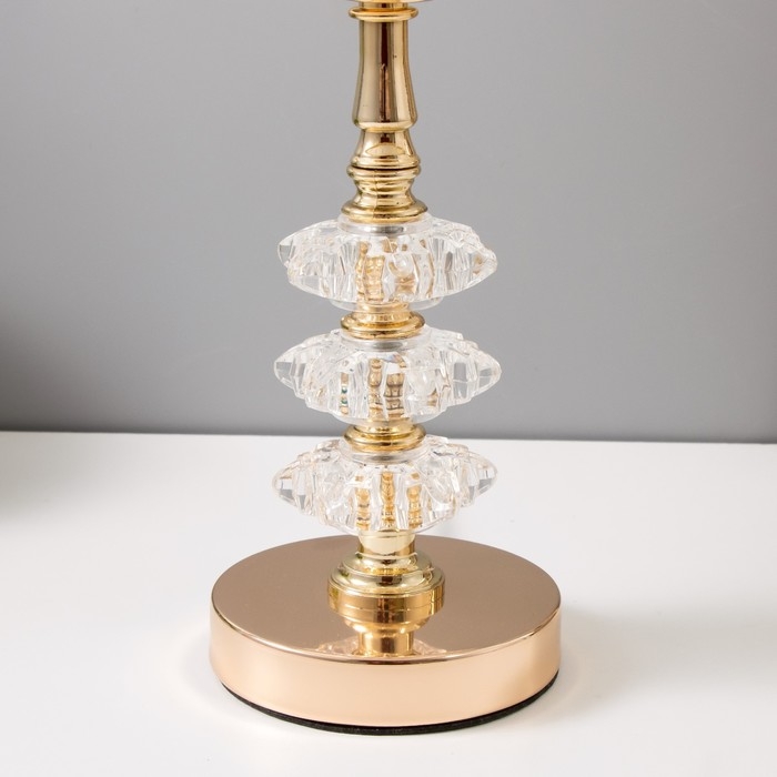 Настольная лампа Настольная лампа "Мартина" Е27 40Вт золото 20х20х40 см RISALUX