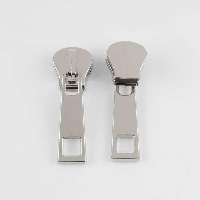 Бегунок галантерейный для молнии «Трактор», №8, 10 шт, цвет никель Бегунок галантерейный для молнии «Трактор», №8, 10 шт, цвет никель