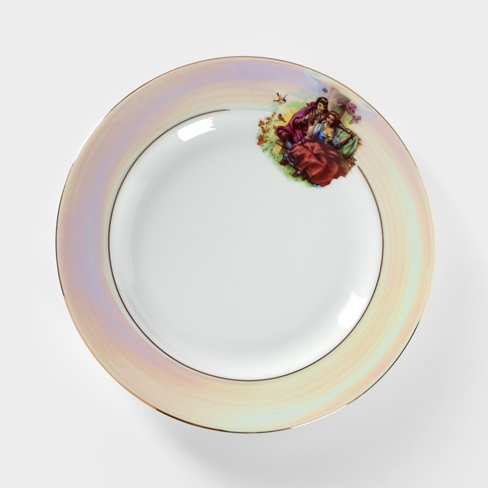 Тарелка фарфоровая «Мадонна», d=24 см, белая Тарелка фарфоровая «Мадонна», d=24 см, белая