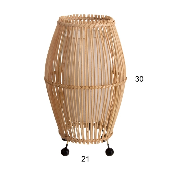 Светильник настольный из ротанга Светильник настольный из ротанга "Рату" 1х120Вт, Е27, 20х20х30 см