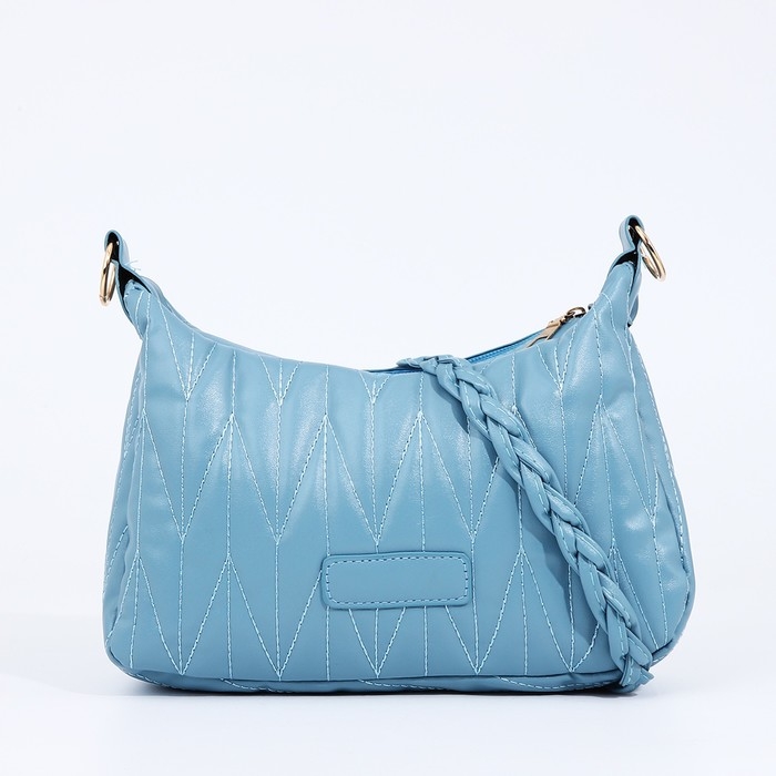 Сумка кросс-боди на молнии, цвет голубой Сумка кросс-боди на молнии, цвет голубой