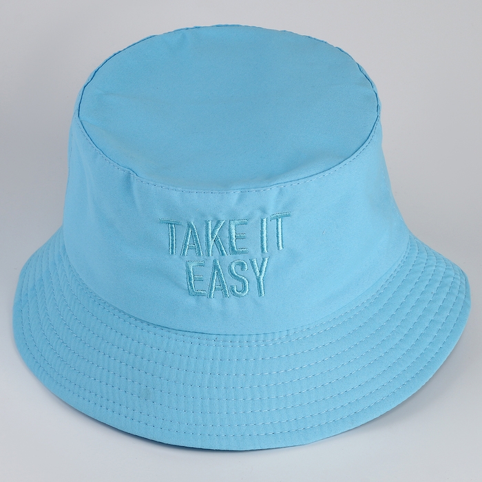 Панама детская для мальчика Easy, цвет голубой, р-р 54 Панама детская для мальчика Easy, цвет голубой, р-р 54