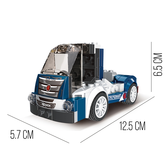 Конструктор блочный «Спорткар», 10 вариантов сборки, 216 деталей Конструктор блочный «Спорткар», 10 вариантов сборки, 216 деталей
