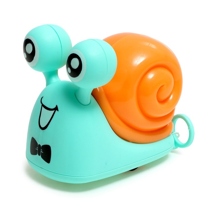 Заводная игрушка «Улитка», световые эффекты, цвета МИКС Заводная игрушка «Улитка», световые эффекты, цвета МИКС