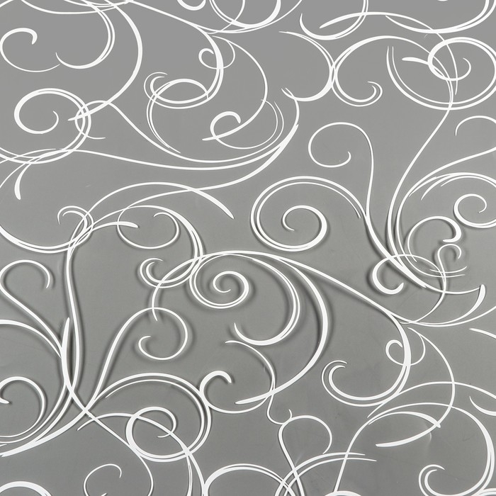 Пленка для цветов "Серпантин" белая 0,7 х 8.2 м, 40мкм