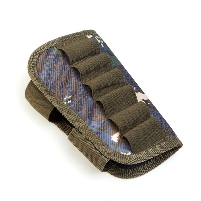 Патронташ на приклад под 12 калибр, на 6 патронов, ткань Патронташ на приклад под 12 калибр, на 6 патронов, ткань