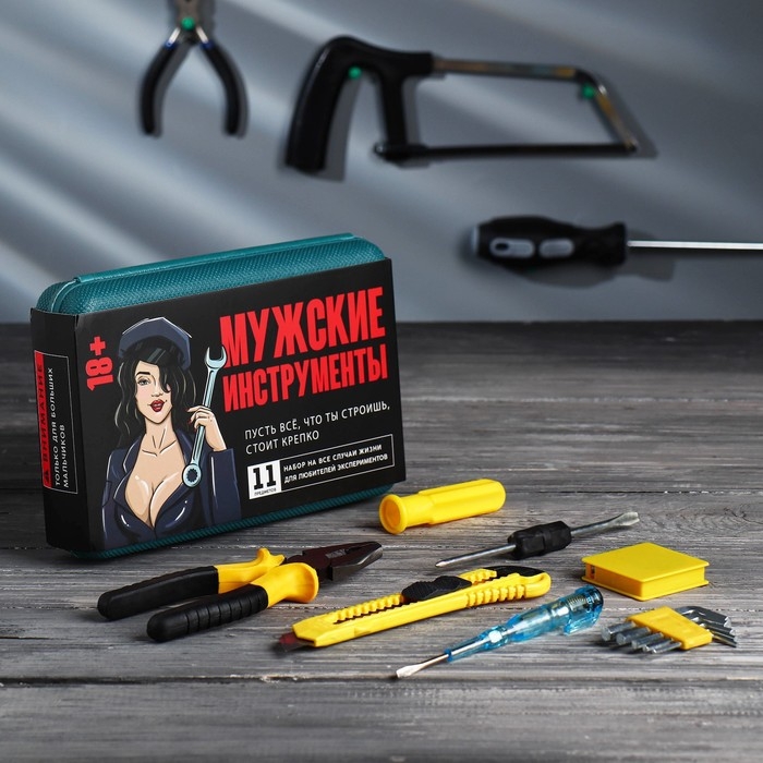 Набор инструментов в кейсе «На все случаи жизни», универсальный, 11 предметов Набор инструментов в кейсе «На все случаи жизни», универсальный, 11 предметов