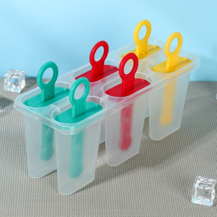 Форма для мороженого Доляна «Симпл», 6 ячеек Форма для мороженого Доляна «Симпл», 6 ячеек