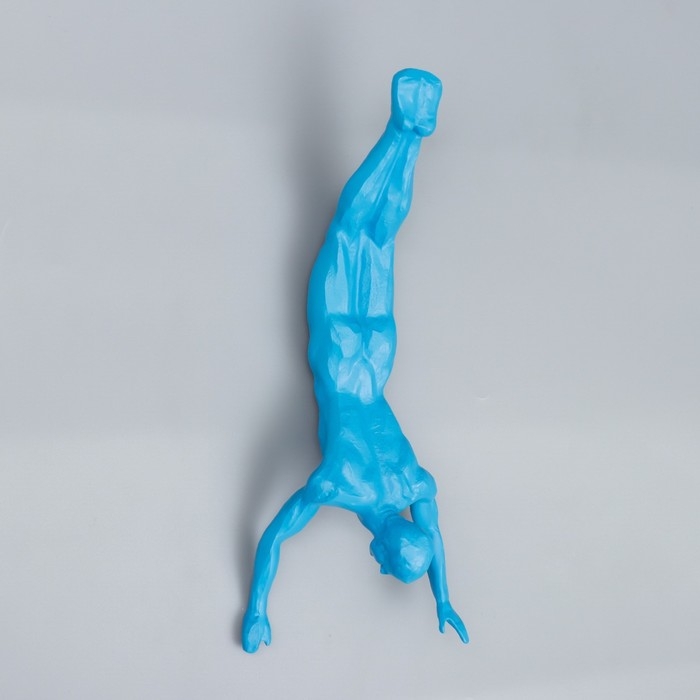 Сувенир полистоун  Сувенир полистоун "Свободное падение" голубой 30х12х9 см