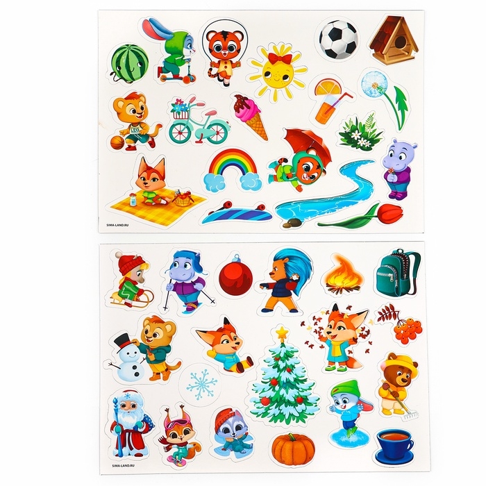 Магнитная игра Магнитная игра "Изучаем времена года" 28 *20