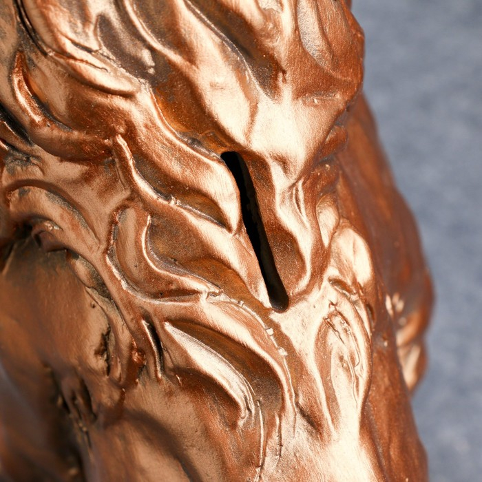 Копилка Копилка "Лев сидя" малый, бронза 26х14х25см